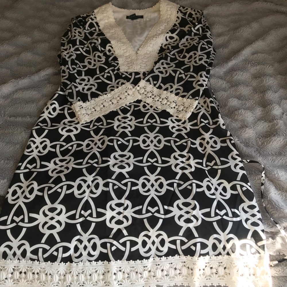 INC International Concepts black and white dress